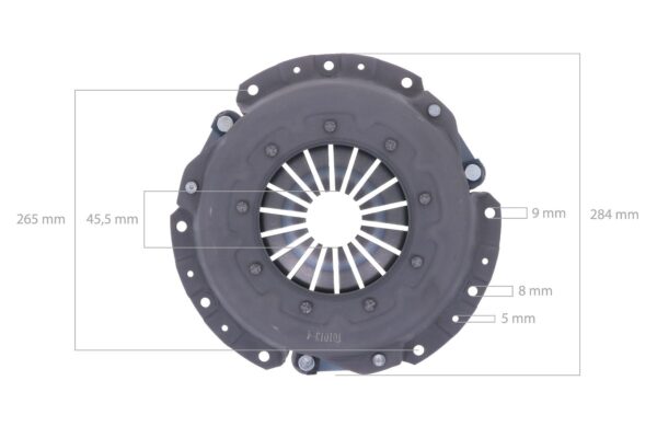 Kit frizione Hinomoto E322, E324, N249, N279 - immagine 2