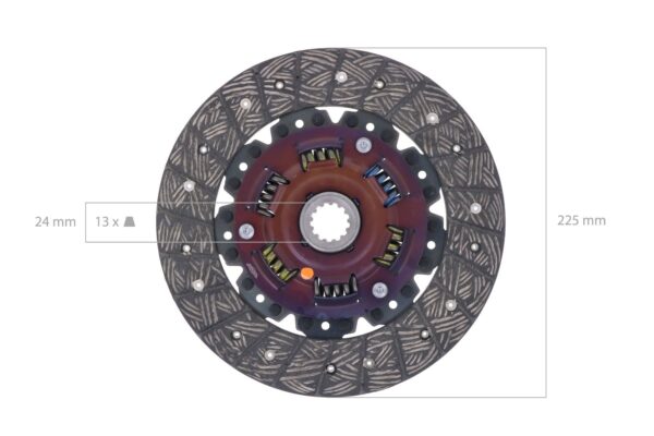 Kit frizione Iseki TA, TL, TU197-TU257, TE4270, 3030 (Originale Iseki) - immagine 5