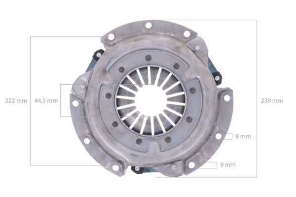 Kit frizione Iseki TU1400, TU1500, TU1600 - 14 Denti - immagine 2