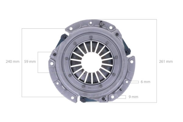 Kit frizione Iseki, Landhope, TU180, TU185, TU200, TU205, TE3210, TL1900, TL1901, TU, TS, 3025 - immagine 2