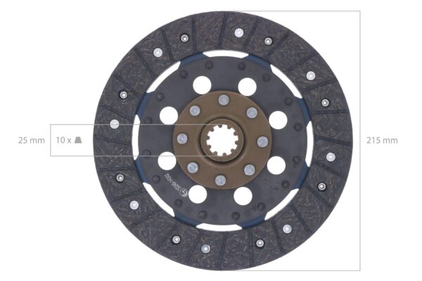 Kit frizione Kubota GL, GT, L1, L, Saturn, ST25, ST30, B2150, B9200 - immagine 5