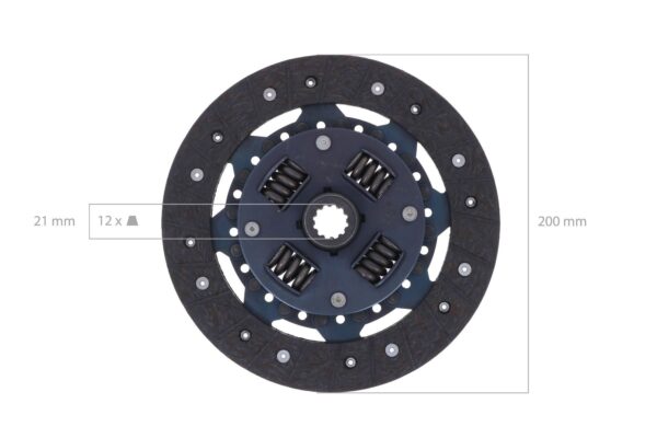 Kit frizione Mitsubishi MT1801, MT2001, MT2201, MTE2000, MT210, MT250 - immagine 5