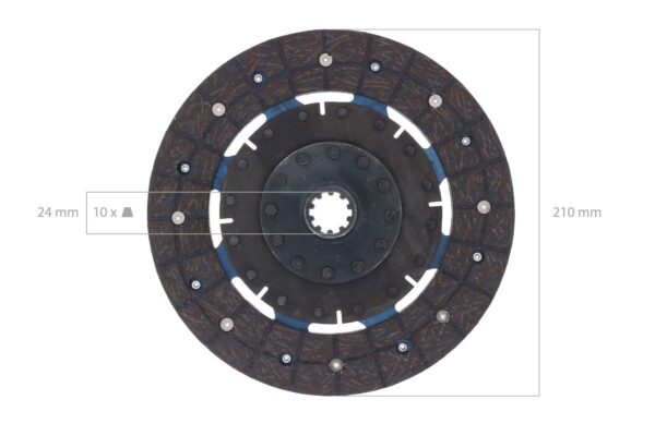 Kit frizione Shibaura serie 30, 31, 50, Kubota, serie B, RTV900, serie ST - immagine 5