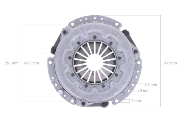 Kit frizione Yanmar YM336, YM2610, YM2620, YM2820, YM3110, YM3220, YM3810, F255, F265, FX26, FX28, FX32, FX255, FX265, - immagine 2