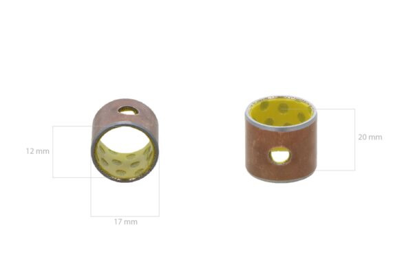Cuscinetto superiore / boccola volano Kubota Aste, Bulltra, B-, F-, GB-, KH-, L-, LX-, M-, RTV-, ST-Types, Zen Noh ZB-Types Hinomoto CX-Types, - immagine 3