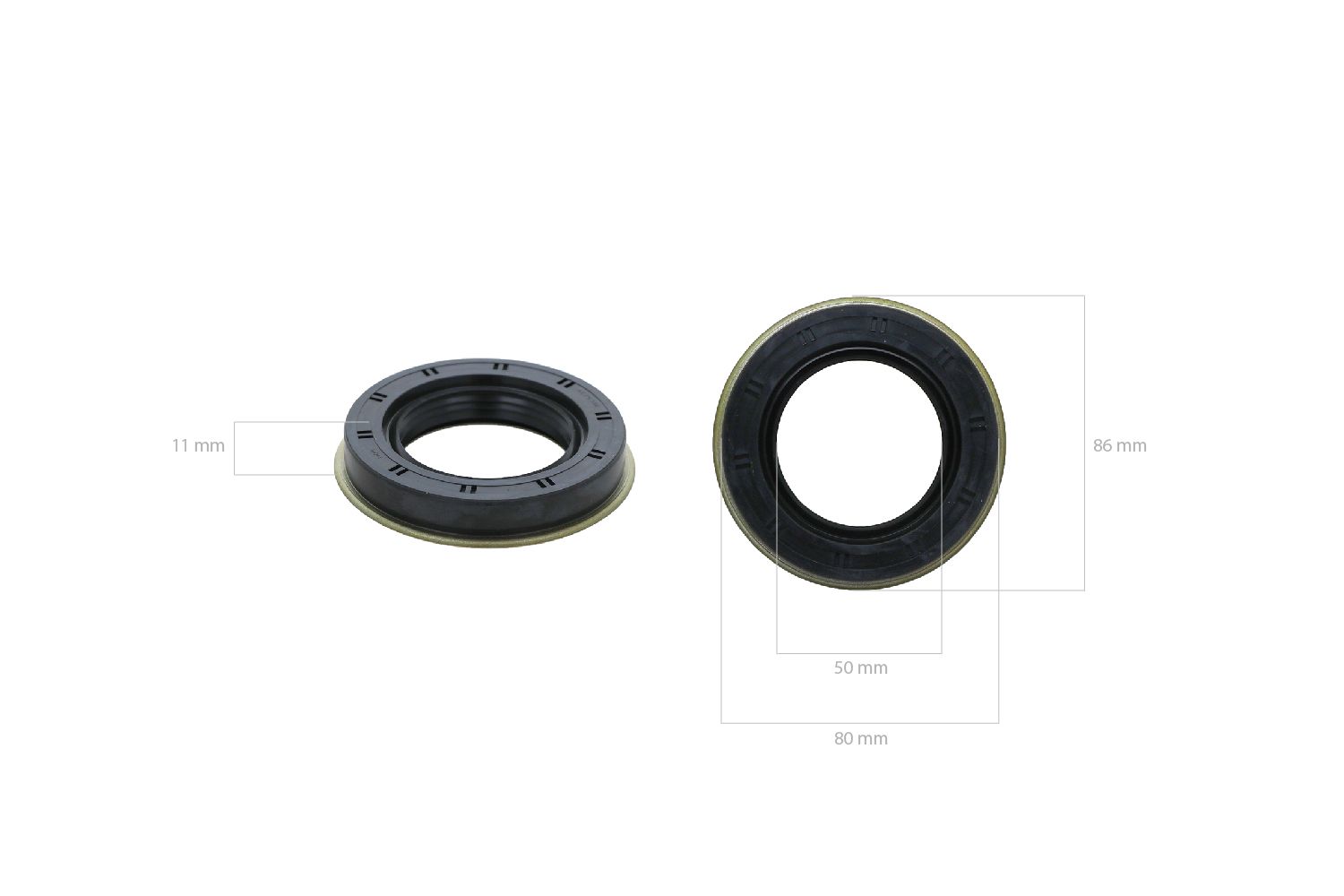 Guarnizione assale posteriore Kubota Aste, B-Serie, Hinomoto CX, CTX, Zen Noh ZB-Serie,
