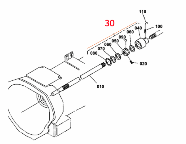 Kit Giunti a sfera Kubota B4200, B5000, B5001, B6000, B6001, B7000, B7001 - immagine 4