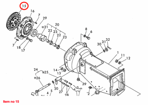 Disco della frizione Yanmar YM-Types, Hakotrac, - immagine 4