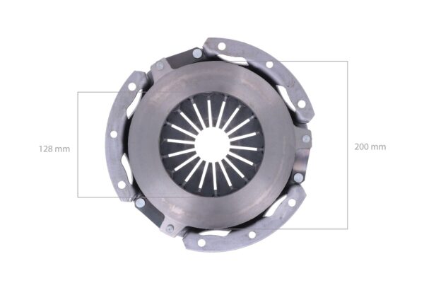 Piatto della frizione 8” Kubota, A, B-Types, Hinomoto, Shibaura, Yanmar F, FX, YM-Types, Mahindra John Deere, 650, 750, Case IH, Mitsubishi, Allis Chalmers, Etc., - immagine 2