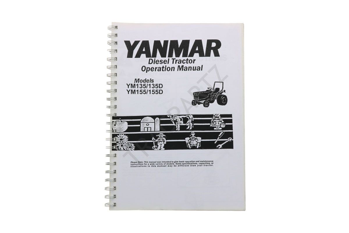 Yanmar YM135, YM155 Catalogo ricambi con disegni tecnici