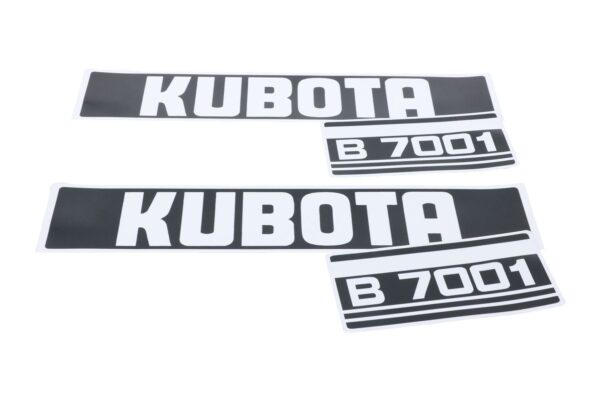 Kubota Set Adesivi decalcomania cofano B7001