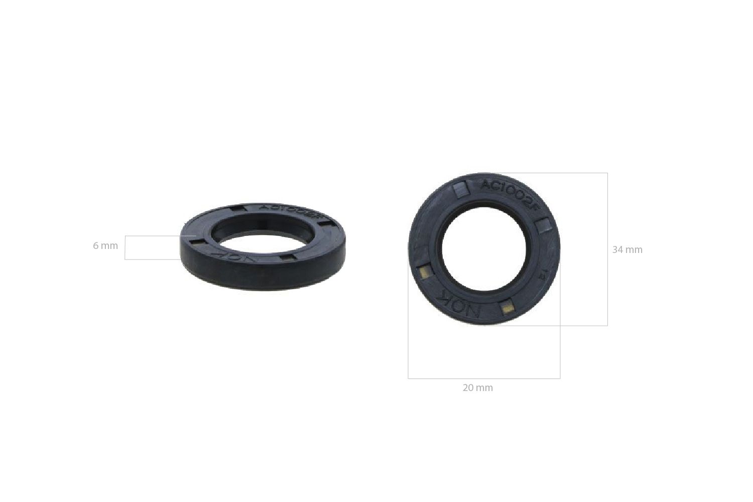 Anello di tenuta olio 20x34x6