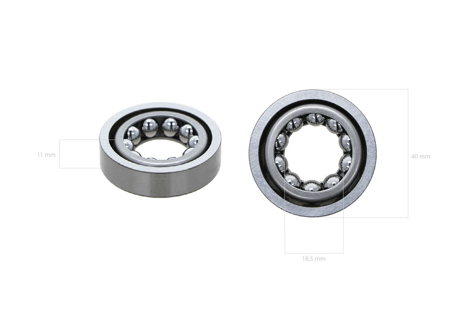 Cuscinetto dello sterzo Kubota B1600, B6000 40x18,5x11