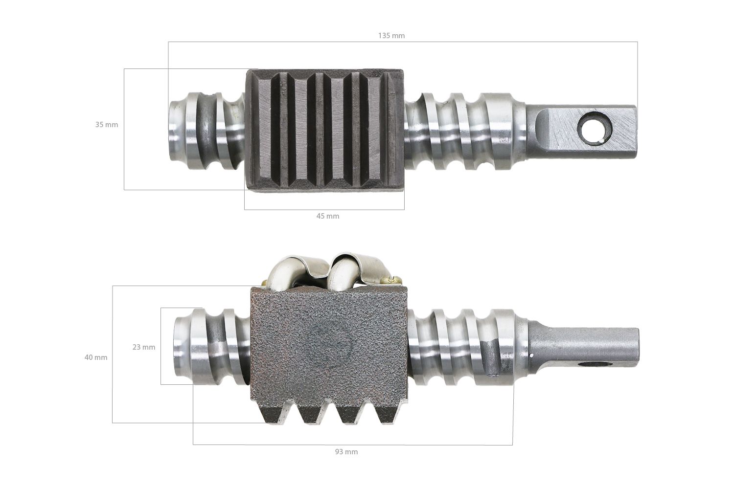 Perno per attacco attrezzi c/dado Kubota  L1802, L2002, L2202, L2402, L2602, L2802, L3202,L3602, L4202