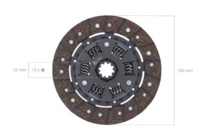Disco frizione Kubota L175, L185, L185DT, L200, L210, L1500, L1501, L1511