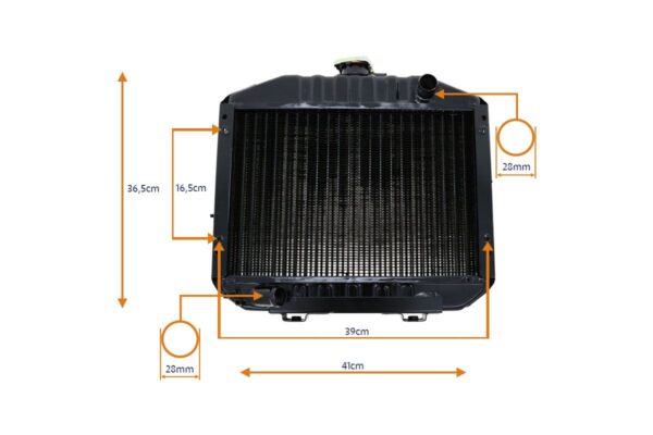 Radiatore Yanmar F13, F14, F15, F16 - immagine 4