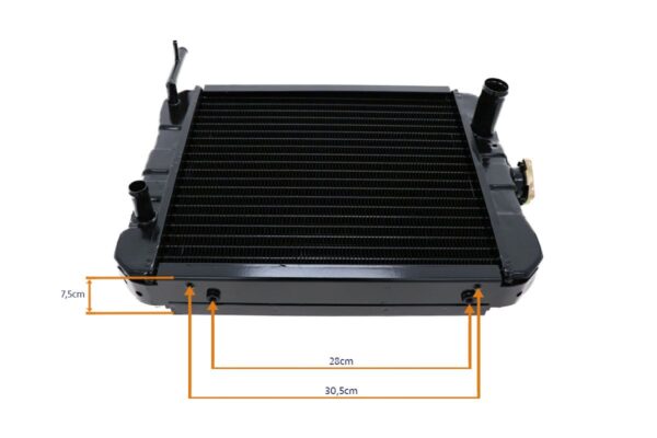 Radiatore Iseki TL1900, TL2100, TL2300, TL2500, TL2700, TE4270, TE4350, - immagine 5