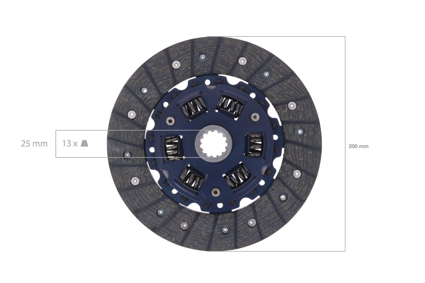 Disco frizione Iseki TF, TL, TS, TU, Hinomoto, Massey Ferguson, Bolens, Yanmar, Shibaura, White,
