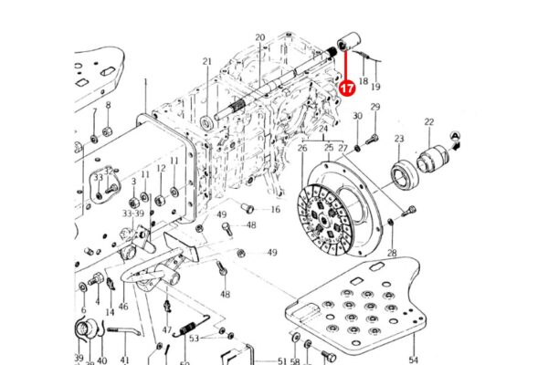 Giunto (Albero di ingresso) Iseki tipi TU, TX, Bolens, Massey Ferguson, White - immagine 3