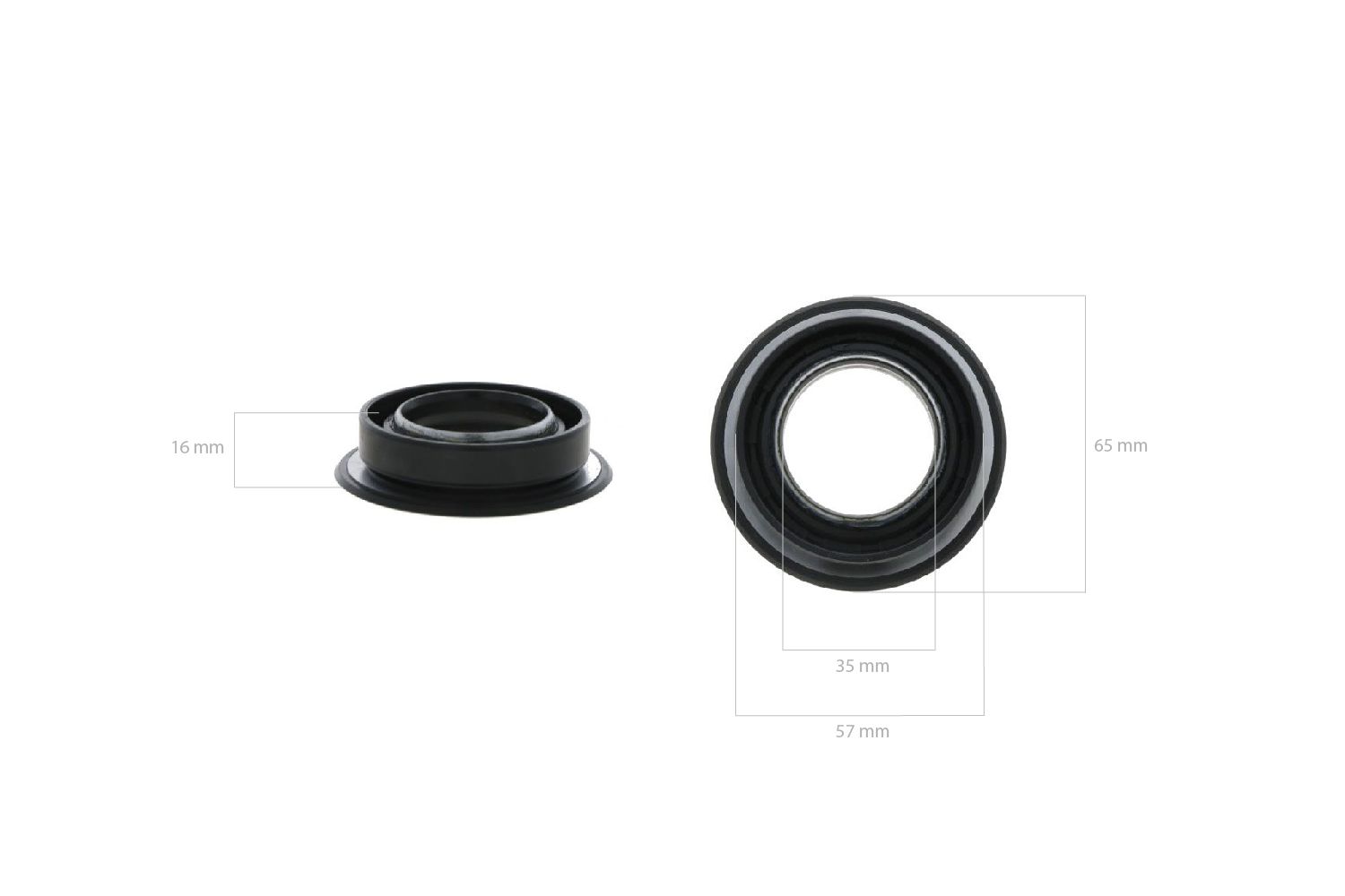 Guarnizione dell'albero (anteriore) Iseki SF, SFH, TC, TH, TM, TU, Massey Ferguson 1205, 1215, 1225, 1519, 1520, 1523, 1525,