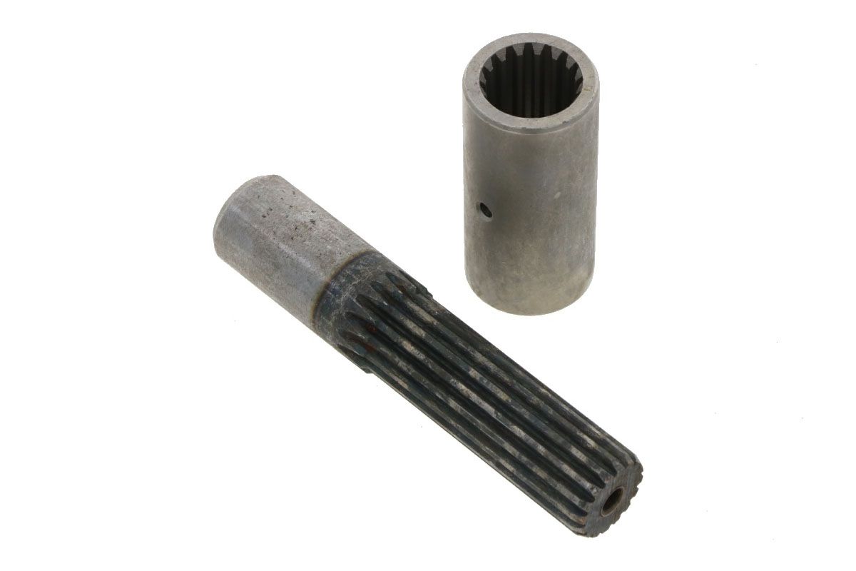 Albero + manicotto (lungo) Kubota L48, tipi L02, tipi M, tipi MX