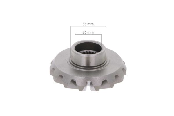 Ingranaggio 4WD 15Tx24T Kubota, tipi L-, L1-, Polytrac 40,42,45, - immagine 3