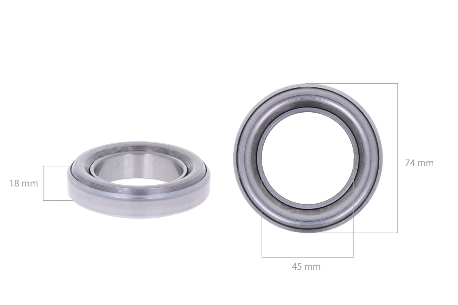 Cuscinetto reggispinta frizione Iseki, Kubota, Hinomoto, Ford / New Holland, Mitsubishi, Shibaura, Branson, Case IH, etc.