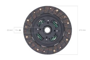Disco frizione Kubota, Hinomoto, Yanmar, Massey Ferguson, Allis Chalmers, John Deere, Case IH
