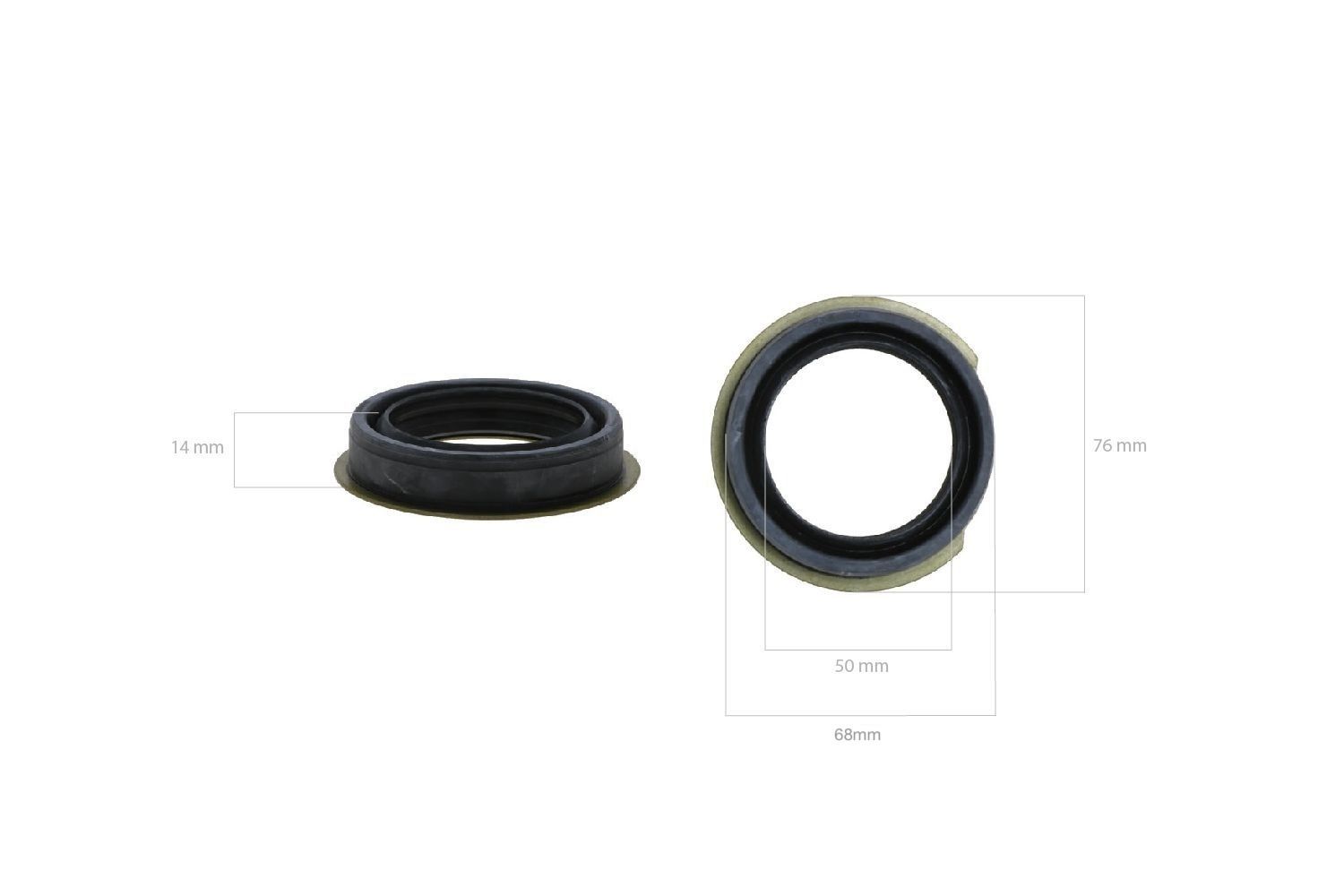 Paraolio assale (posteriore) Kubota A-, B-, XB-Types, Hinomoto CX13, CX14, Zen Noh ZB-Types,