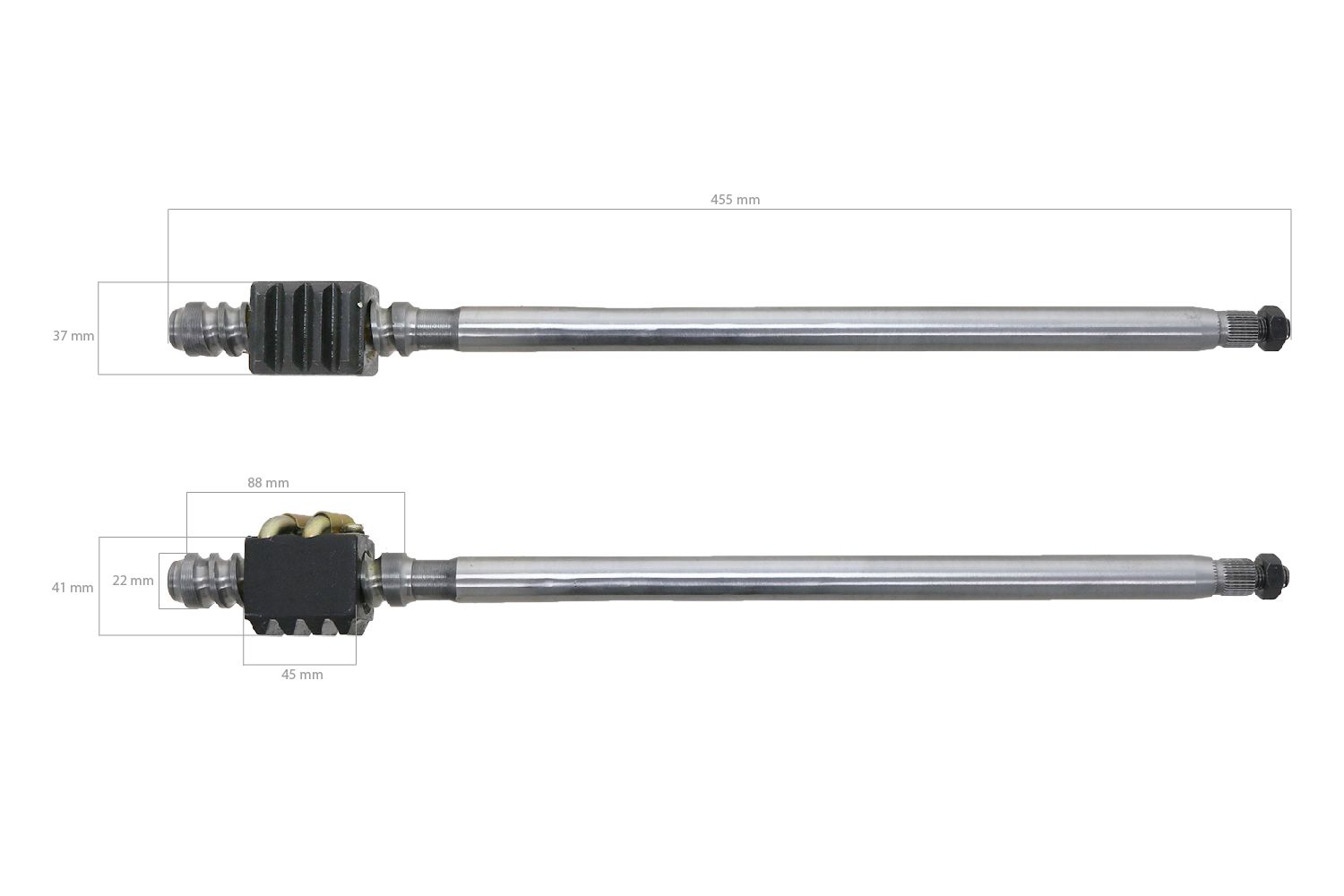 Albero dello sterzo Iseki TX1300, TX1500, TX2160