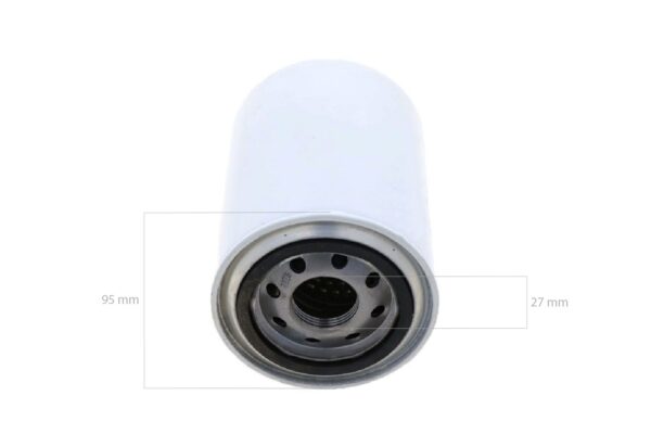 Filtro olio Ford, New Holland,1500, 1720, 1880, 1890, 1910, 1920, 2110, 2120, 3415,  TR70, TR75, TR85, TR86, TR95, Caterpillar, Bianco - immagine 4
