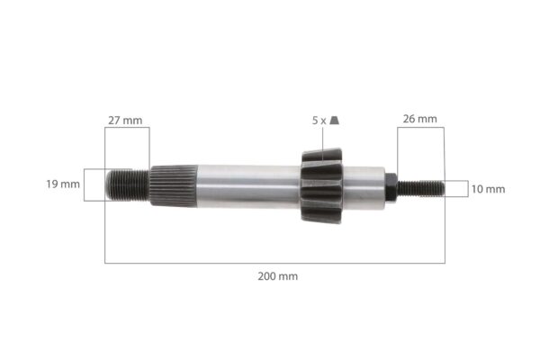 Asse sterzante Ford 1300, 1500, 1700, Kubota, Mitsubishi - immagine 2