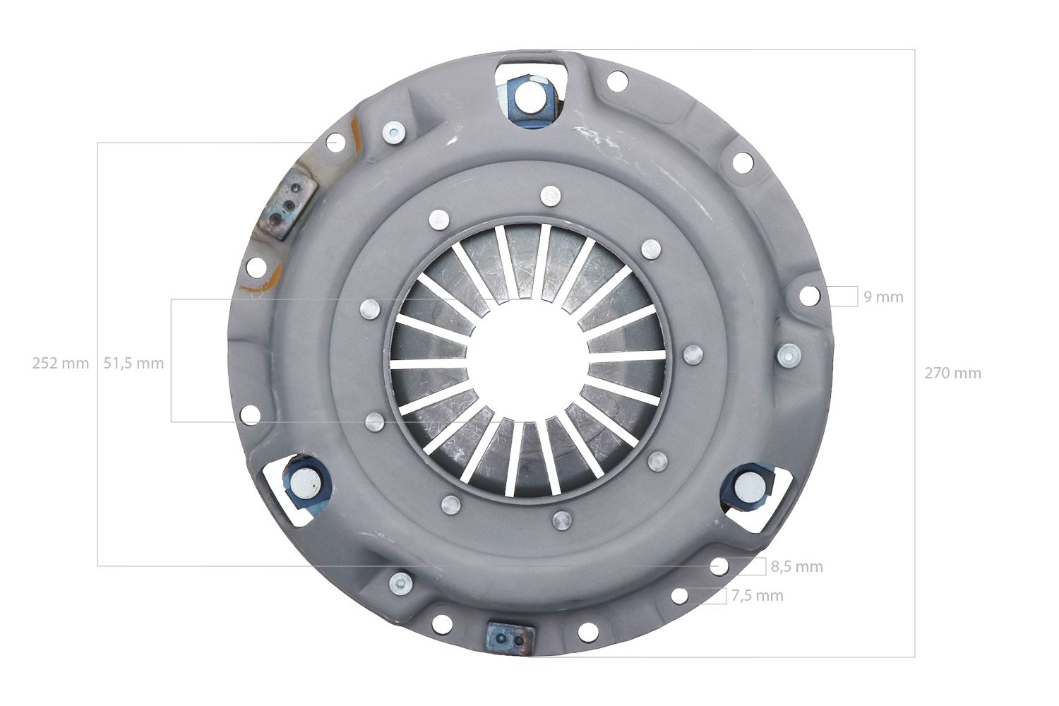 Piastra di pressione Kubota B2150, B9200, tipi L