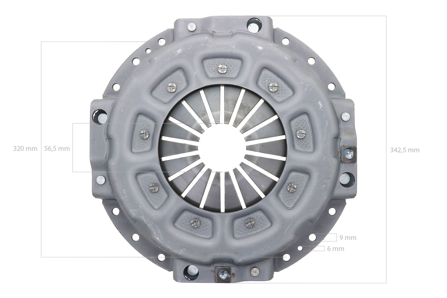 Spingidisco Kubota L3750, L4150, L4850  MF 1547, 1552, 1553, 1648, 1652, 1655