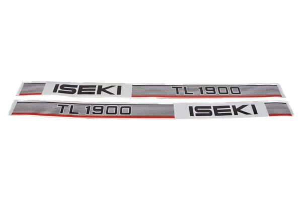 Iseki Set Adesivi decalcomania cofano TL1900