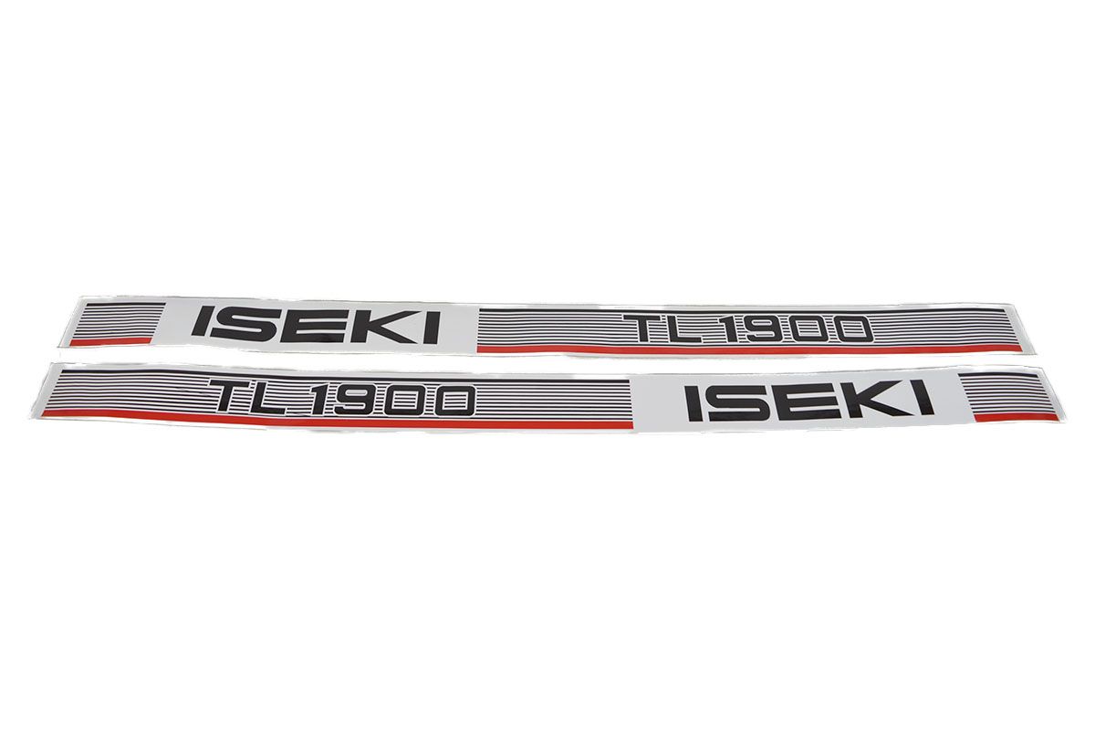 Iseki Set Adesivi decalcomania cofano TL1900