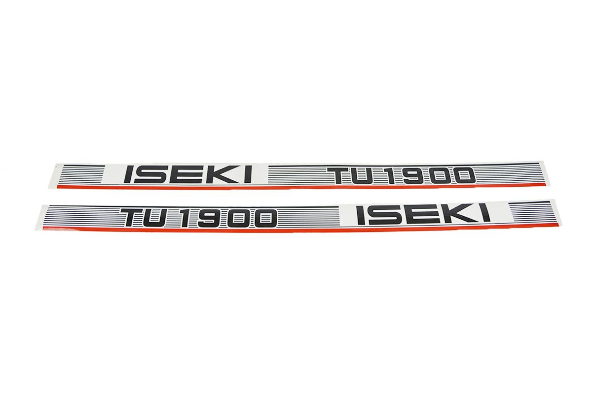Iseki Set Adesivi decalcomania cofano TU1900