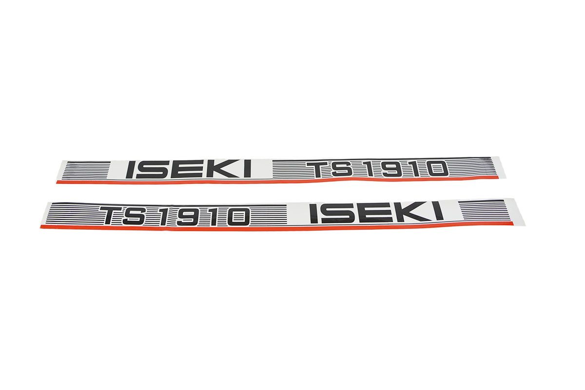 Set Adesivi decalcomania cofano Iseki TS1910