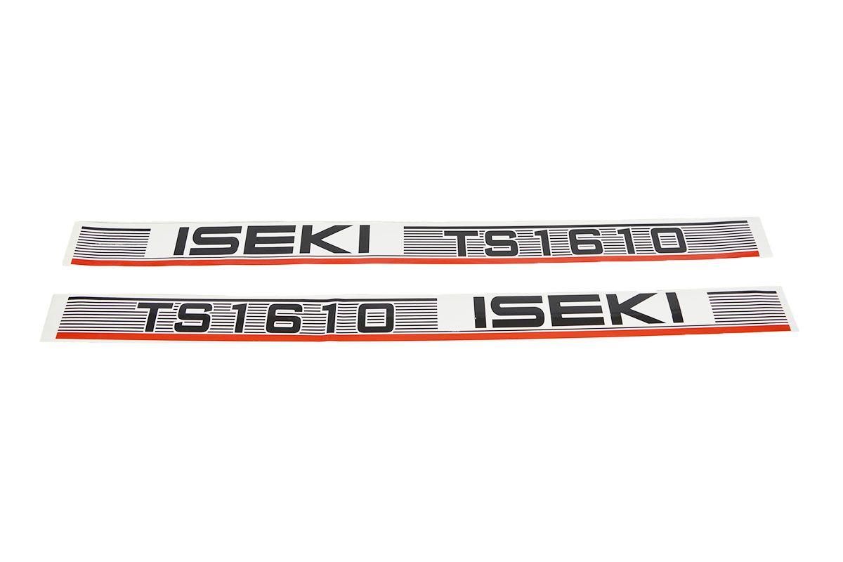 Iseki Set Adesivi decalcomania cofano TS1610