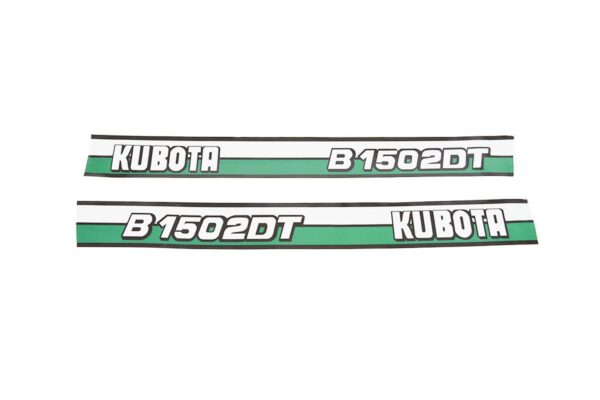 Set Adesivi decalcomania cofano Kubota B1502
