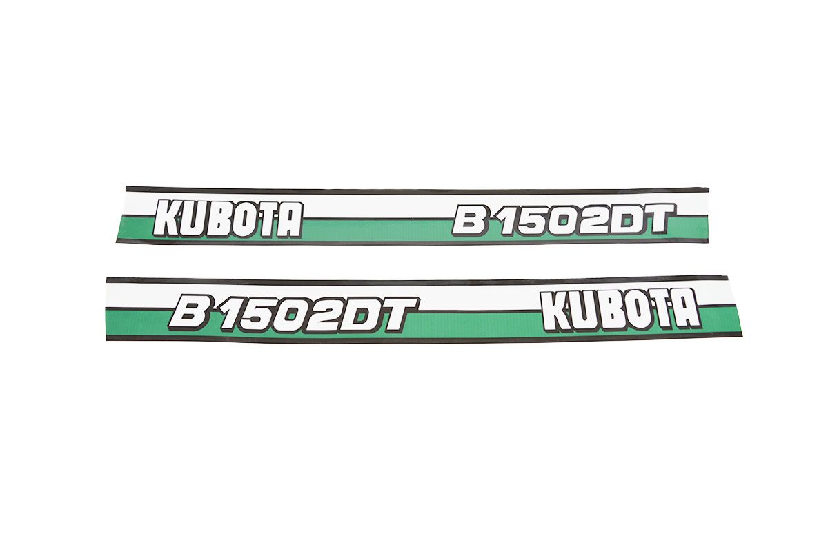 Set Adesivi decalcomania cofano Kubota B1502