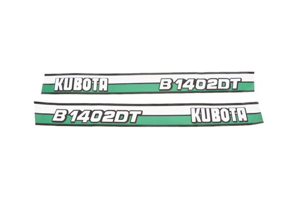 Set Adesivi decalcomania cofano Kubota B1402