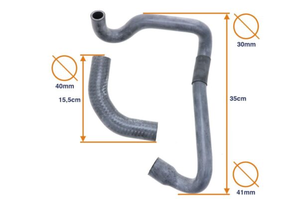 Set manicotti radiatore Iseki TU180, TU200, TU220, TU240 - immagine 2