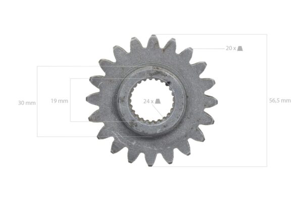 Ingranaggio 20TX24T
