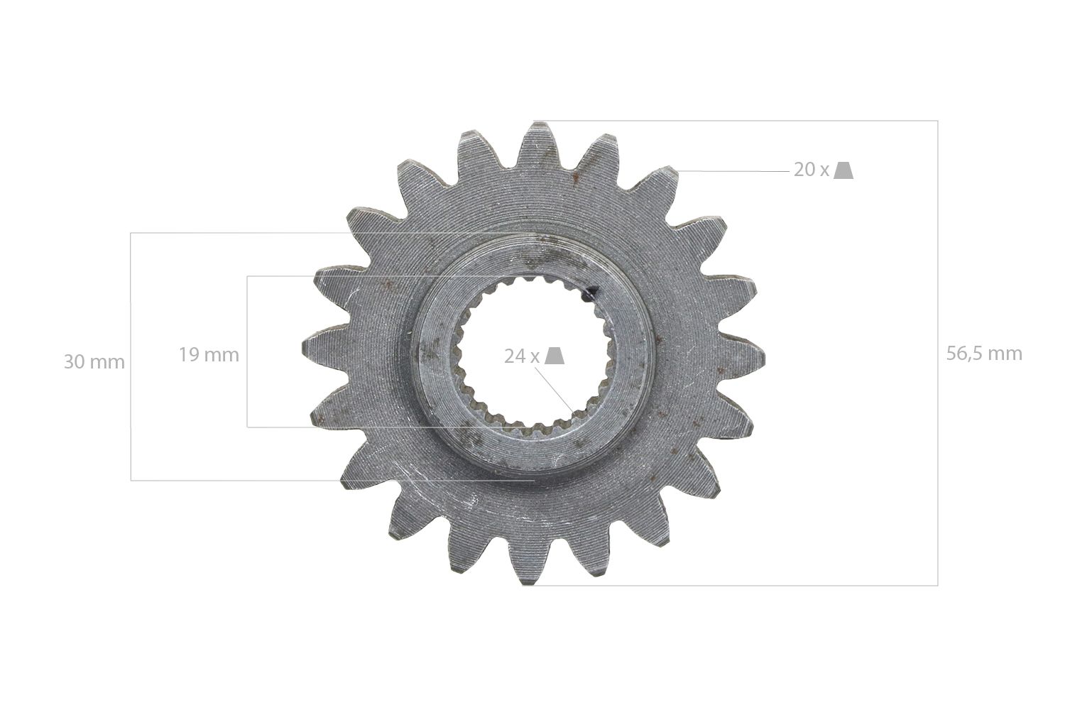 Ingranaggio 20TX24T