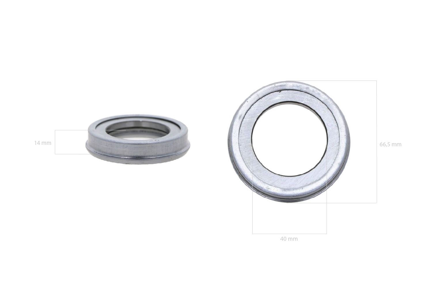 Cuscinetto reggispinta frizione Iseki TX145, TX155, TX1210, TX1410, TX1510, TX2140, TX2160 63,5x40x14