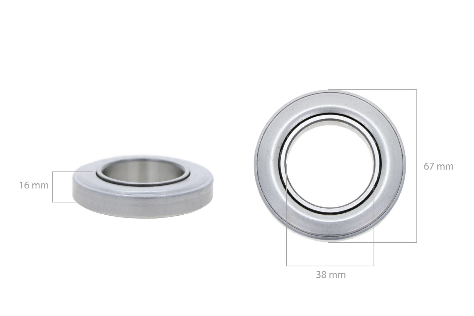Cuscinetto reggispinta frizione Iseki, Kubota, Shibaura, Ransomes, Ford / New-Holland, Massey Ferguson, etc.