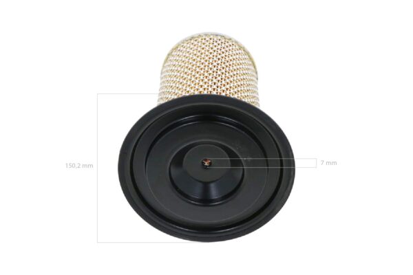 Filtro aria Iseki, TF19, TF21, TF317, TF321, TF325, Sial 19, Sial 21, Massey Ferguson, 1120, 1210, 1220, - immagine 2