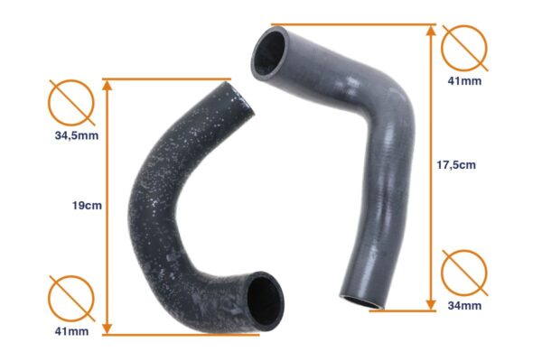 Kit tubo radiatore Iseki, Bolens TX1000, TX1300, TX1500, G152, G154, G172, G174 - immagine 2