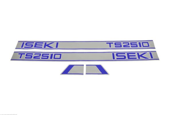 Set Adesivi decalcomania cofano Iseki TS2510